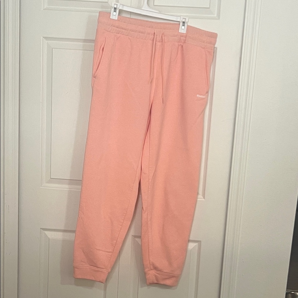 Women’s pink Reebok Sweatpants